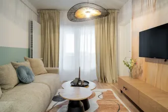 Apartament 2 Camere Tip Studio | Design Luminos | Militari Shopping Center - imagine 5