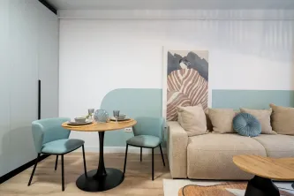 Apartament 2 Camere Tip Studio | Design Luminos | Militari Shopping Center - imagine 9