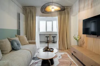Apartament 2 Camere Tip Studio | Design Luminos | Militari Shopping Center - imagine 6