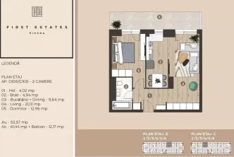Apartament nou de Vânzare First Estates Pipera - imagine 3