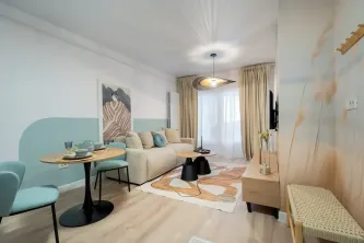 Apartament 2 Camere Tip Studio | Design Luminos| Militari Residence - imagine 2