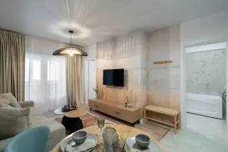 Apartament 2 Camere Tip Studio | Design Luminos| Militari Residence - imagine 5