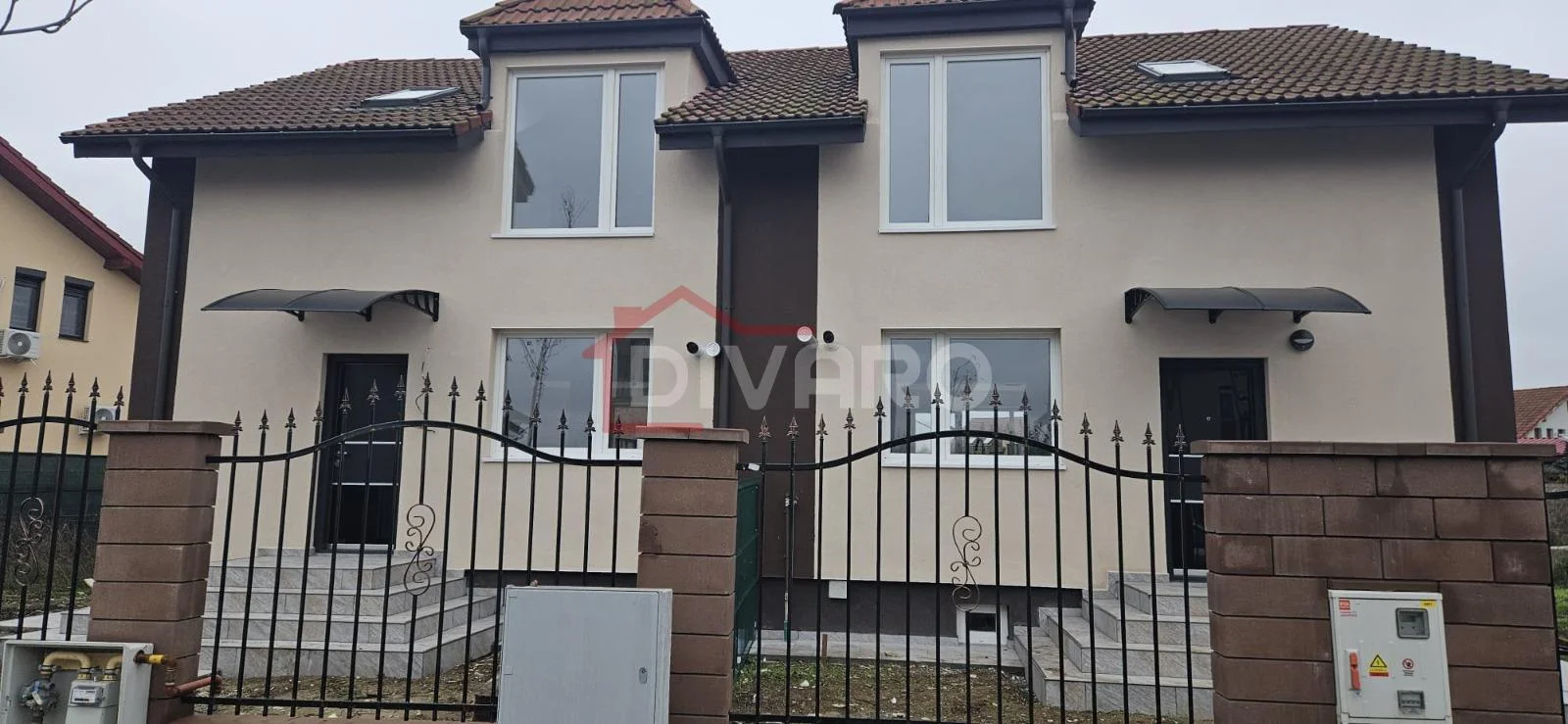 Inchiriere duplex D+P+1 cinci camere 112mp teren 270mp Henri Coanda Baneasa - imagine 1