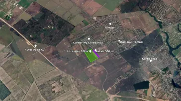Teren intravilan 16 ha, vecinatate DR4, acces dublu la asfalt - imagine 7