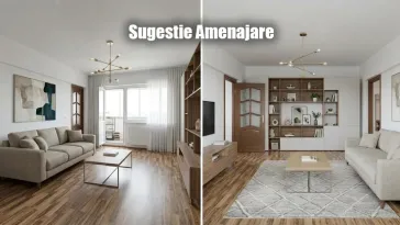 Apartament 3 camere decomandat, bucatarie mobilata si utilata, 79mp - imagine 2
