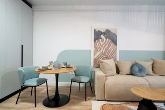 Apartament 2 Camere Tip Studio,Design Luminos – Militari Residence - imagine 12