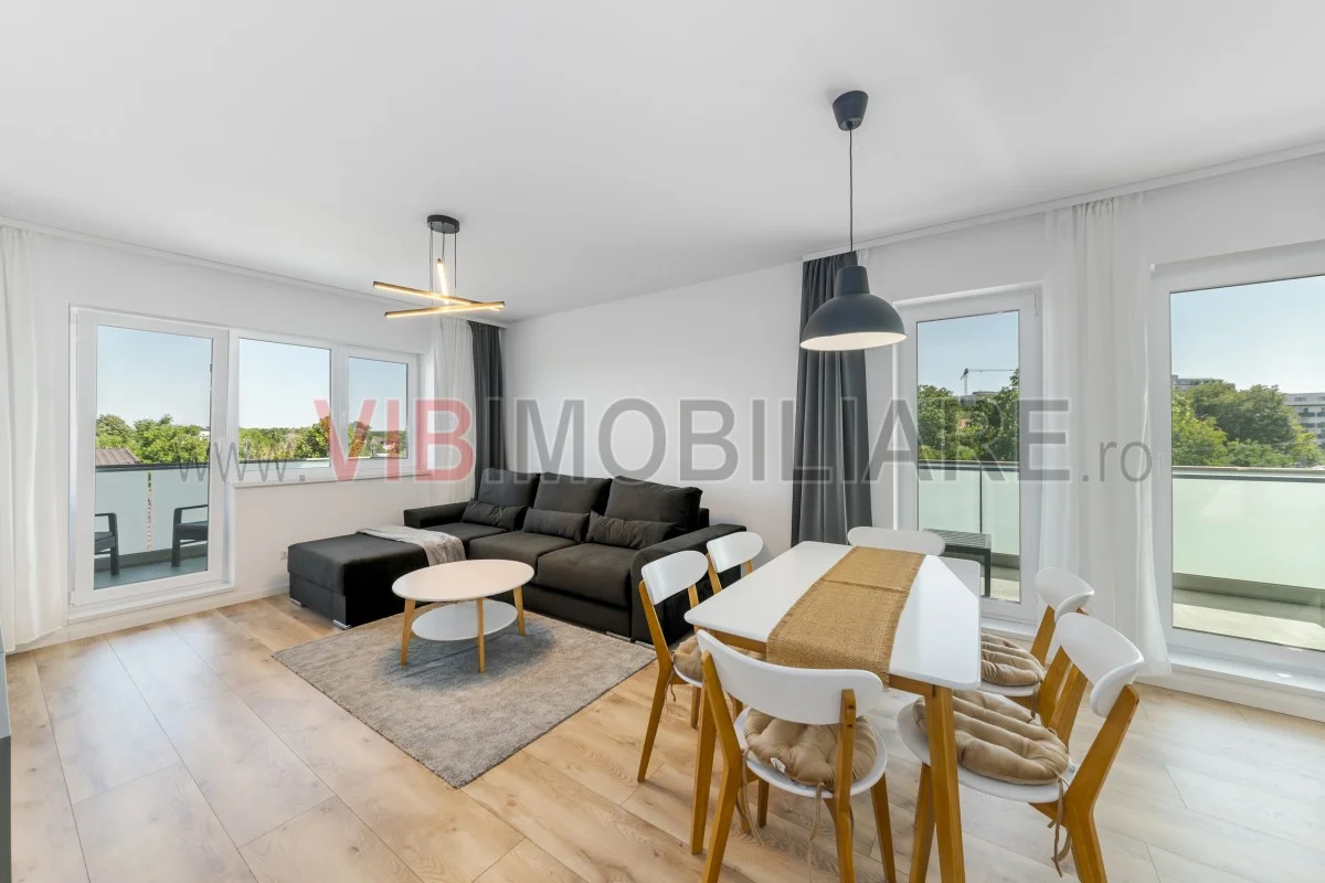 3 camere 94m2 bloc 2025 langa metrou Straulesti - imagine 1