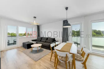 3 camere 94m2 bloc 2025 langa metrou Straulesti - imagine 1