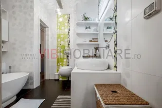 Duplex LUX 4 camere Stefan cel Mare - mobilat si utilat complet - imagine 18