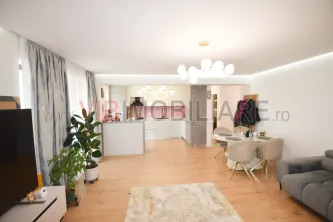 Straulesti 3 camere decomandat mobilat lux bloc 2025 - imagine 2