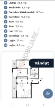 Straulesti 3 camere decomandat mobilat lux bloc 2025 - imagine 15