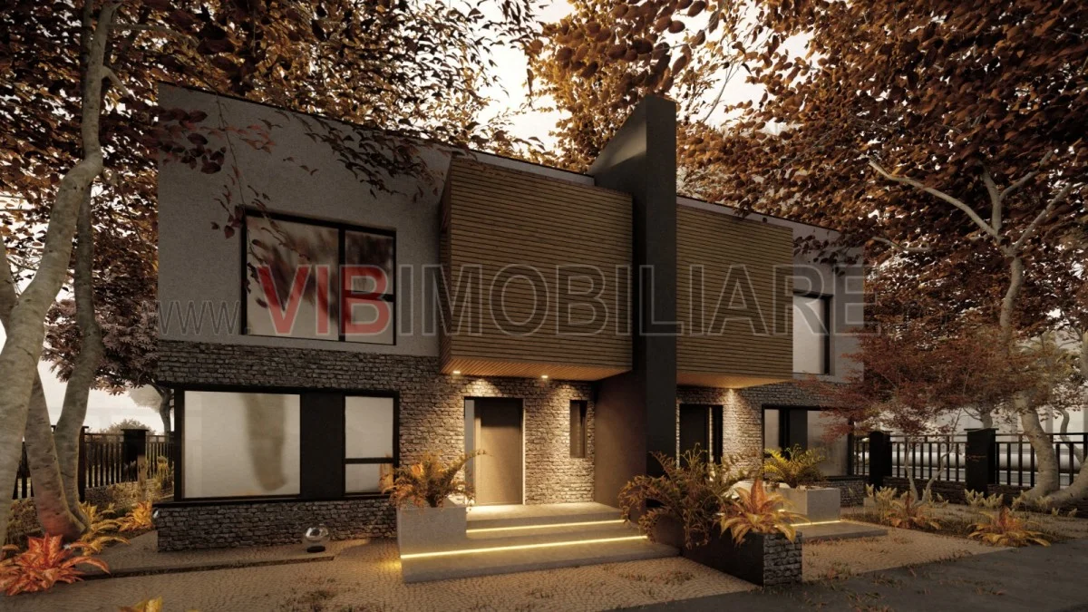 Zona Chitila – strada Ana Ipătescu | Vilă individuală cuplată P+1 | construcție 2025 - imagine 1