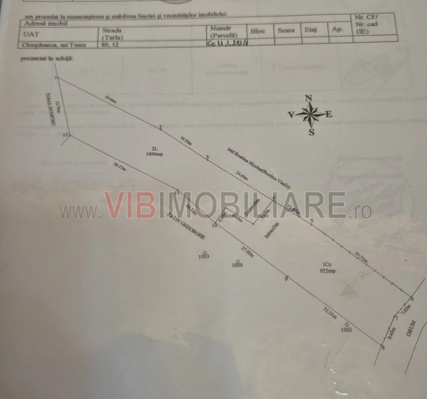 Prahova - Chiojdeanca - Sat Trenu - 922 teren intravilan - 1089 teren extravilan - imagine 1