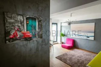 Mamaia Nord, apartament lux, parter cu balcon, zona Lidl-Uzina de pizza - imagine 11