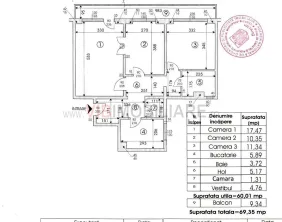 3 Camere - Prelungirea Ghencea - Balcon 9mp - imagine 11