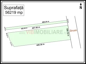 Teren intravilan 56.219 mp – Tunari, zona rezidentiala - imagine 4