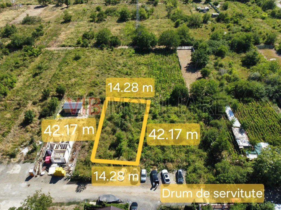 Teren Popesti-Leordeni - Intravilan - 602 mp - deschidere 14 m - Str. Sfanta Agnes - imagine 1